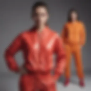 A vibrant array of sweat suits showcasing various styles and colors