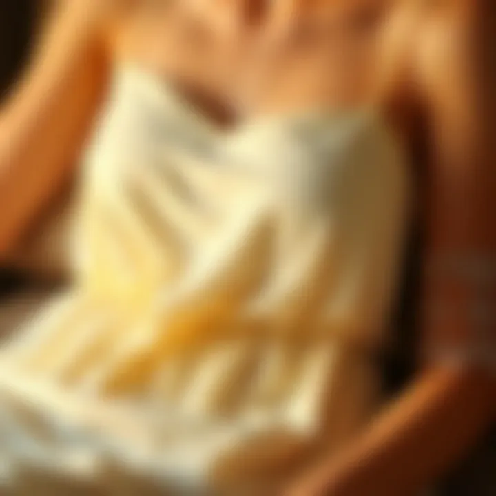 Caring tools and products for maintaining camisole nightdress quality