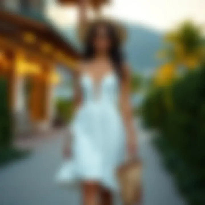 Stylish Ways to Accessorize a White Summer Dress Stylish ways to accessorize a white summer dress