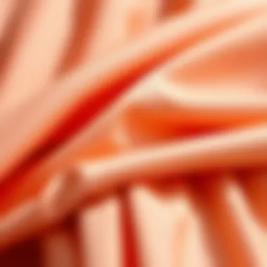 Luxurious Fabrics Close-up of luxurious fabrics used in festival dresses