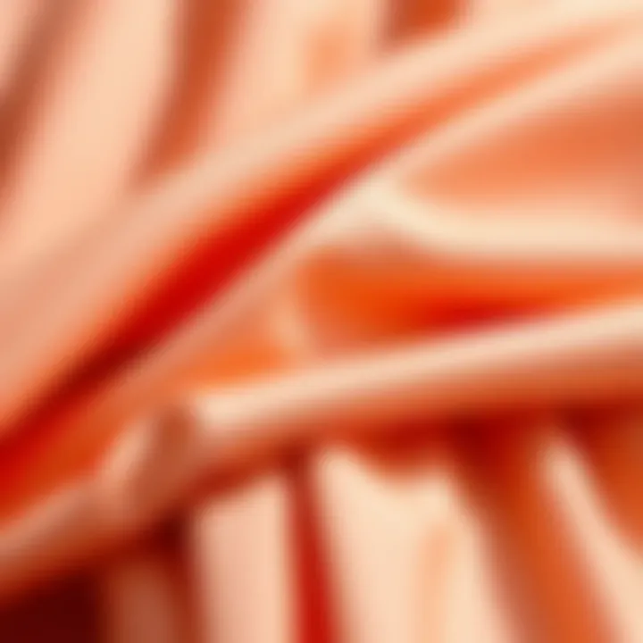 Luxurious Fabrics Close-up of luxurious fabrics used in festival dresses