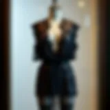 Sophisticated Display of Black Lace Jumpsuit Shorts Elegant black lace jumpsuit shorts showcased on a mannequin