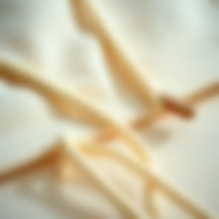Close-up of sustainable materials used in cropped sweatshirts