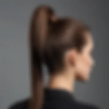 Stylish tools for ponytail hairstyling