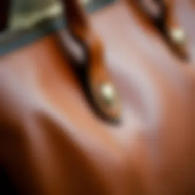 Timeless Materials of the Forever Young Bag Close-up of timeless materials used in the Forever Young Bag