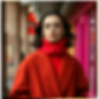 A vibrant selection of seasonal color palettes for fall fashion