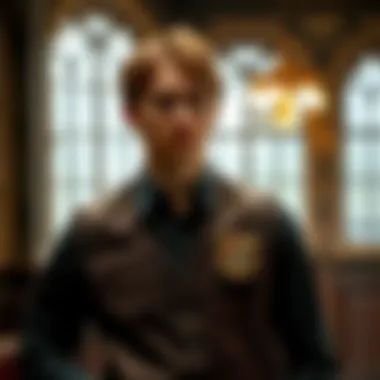 A styled representation of the Harry Potter vest in a fashionable setting.