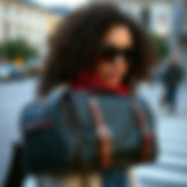 Overnight Messenger Bags in Modern Fashion Trends Trendy overnight messenger bags in a street style context