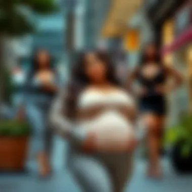 Diverse Outfits with Faja Body Shapers Diverse plus-size outfits featuring faja body shaper