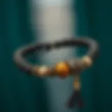 Intricate Craftsmanship of Prayer Beads Bracelets Elegant prayer beads bracelet showcasing intricate craftsmanship