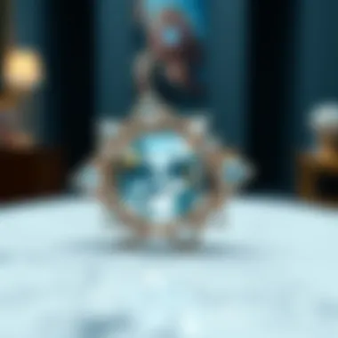 Modern geometric brooch showcasing innovative design