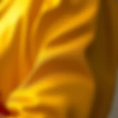 Luxurious Fabric Texture of Gold Close-up of luxurious fabric texture of the gold blouse