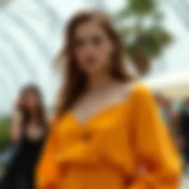 Historical Evolution of the V Neck Cinched Waist Dress