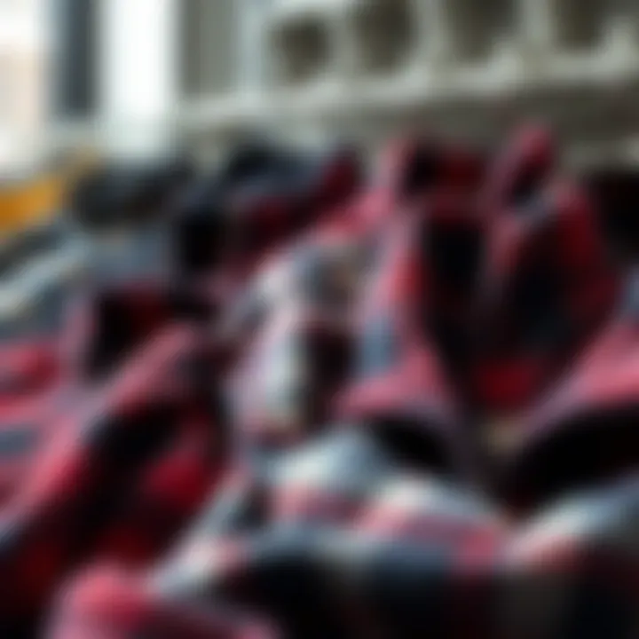 Variety of Zip Up Flannels Different types of zip up flannels displayed together.