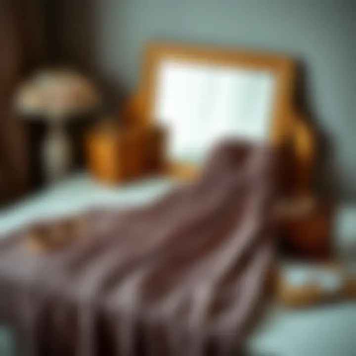 Chic Accessories for Maxi Dresses Stylish accessories paired with a chic maxi dress on a dressing table