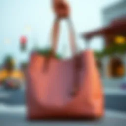 Elegant tote showcasing versatility in style