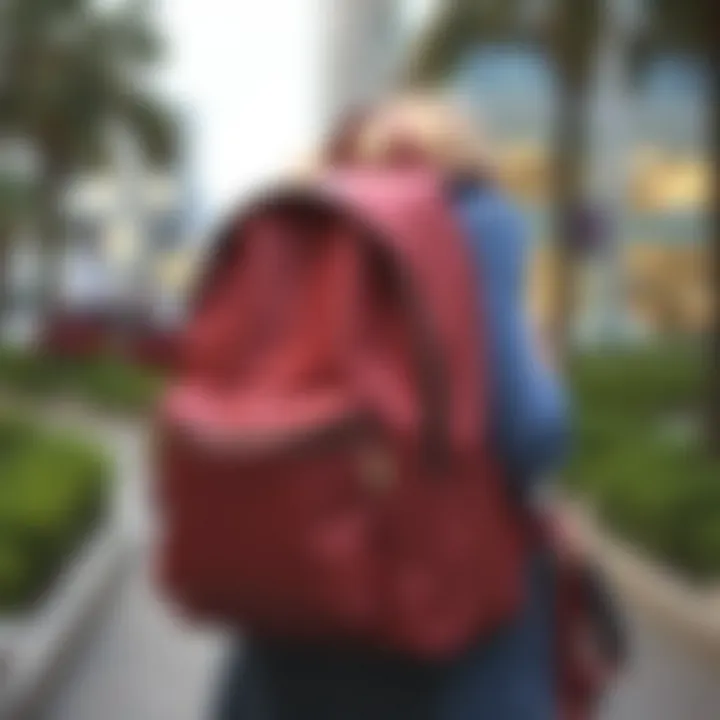 Fashionable Backpack Trendy backpack integrating fashion and function