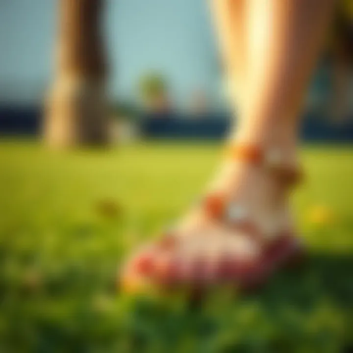 Comfortable flat sandals perfect for casual outings