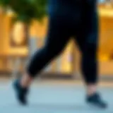 Flattering Fit of Tummy Control Capri Leggings Elegant design of tummy control capri leggings showcasing flattering fit