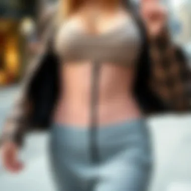 Tummy Shaper Enhancing Modern Fashion Stylish outfit enhanced by a tummy shaper with zipper