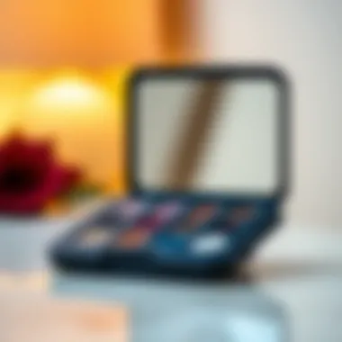 Travel-Friendly Palette Case Compact and portable eyeshadow palette case for travel