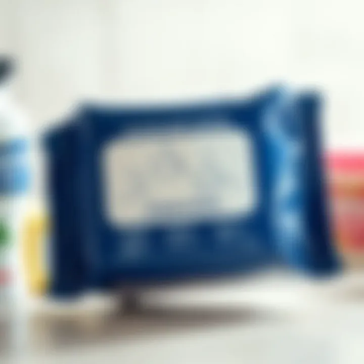 Chemical composition diagram of underarm wipes