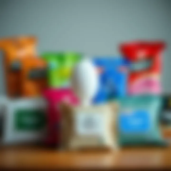 Variety of underarm wipe packaging