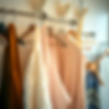 Diverse Designs of Bathrobe Hangers A variety of bathrobe hangers in different materials and designs