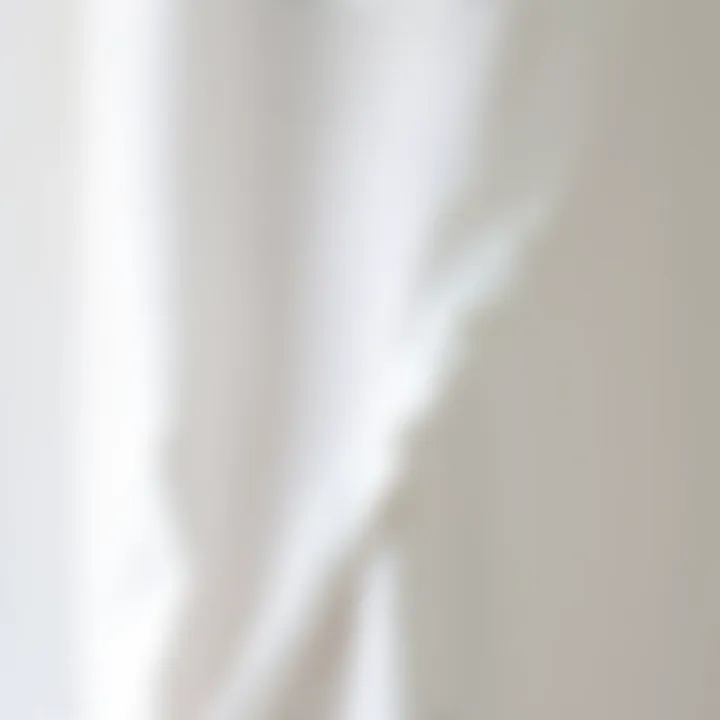 The Luxurious Texture of Linen Close-up of white linen fabric texture