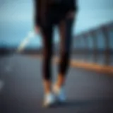 Trendy workout capri leggings showcasing pockets