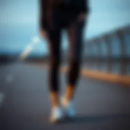 Trendy workout capri leggings showcasing pockets